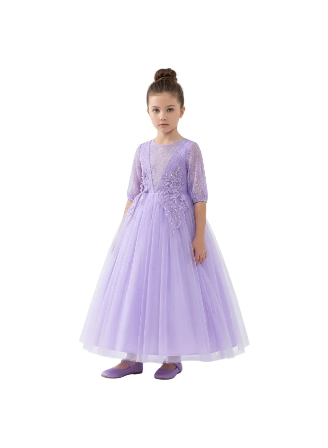 دىدانيالا فستان دانييلا من التول بلون الليلك